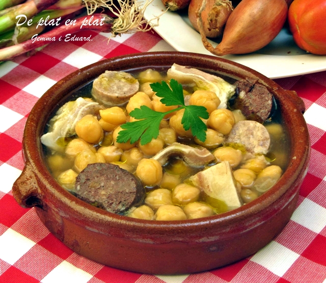 Cigrons amb Orella i Botifarra