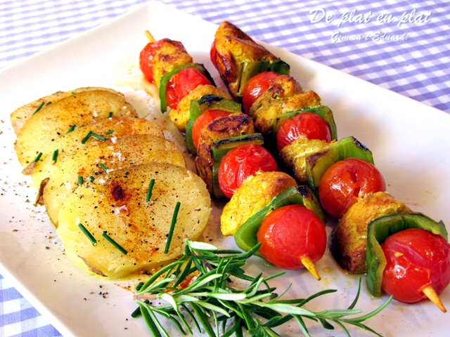 Broquetes de pollastre