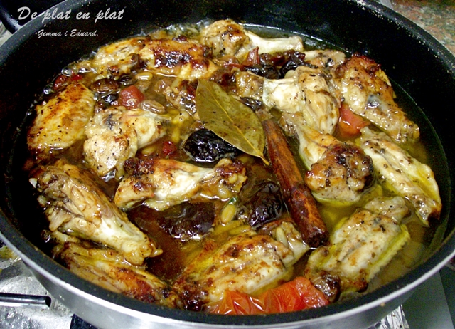 Aletes (i/o menuts) de pollastre rostides a la catalana