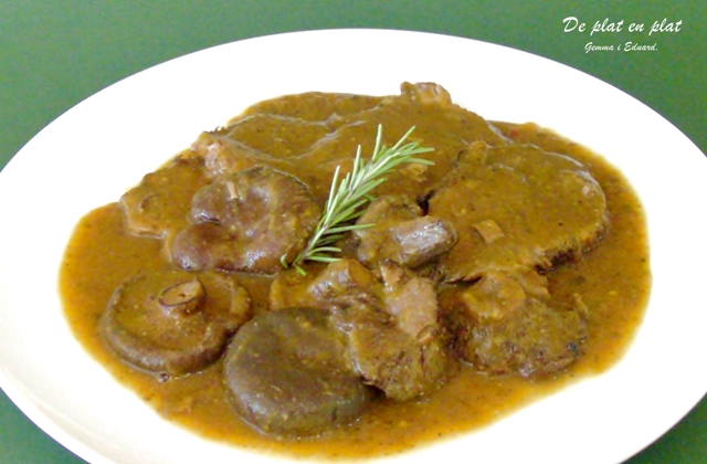 Llata de vedella amb rovellons