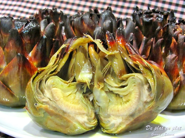 Carxofes al forn