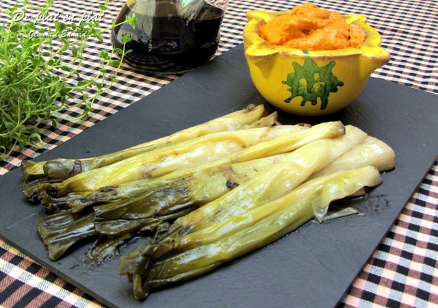 Calçots al forn
