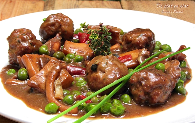 Mandonguilles amb Sípia