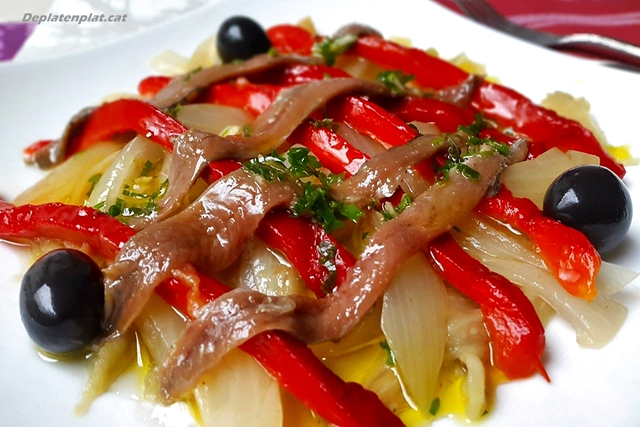 Escalivada amb Anxoves de l’Escala