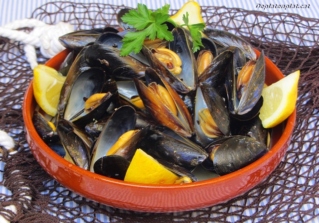 Musclos al vapor (Picantons)